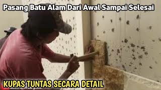 Cara Pasang Batu Alam Dinding Hasil Cepat Dan Rapi