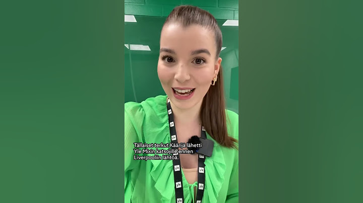 Euroviisufinaali la 13.5. klo 22💚🎶 #ylemix #uutiset #suomi #eurovision #chachacha #käärijä