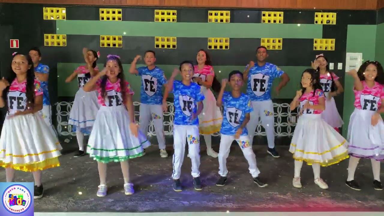 A vida com Jesus é uma alegria @abdisaddai5774 Coreografia El-Kids