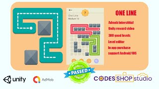 One Line Puzzle Game | Unity Source Code |  Puzzle Game screenshot 2