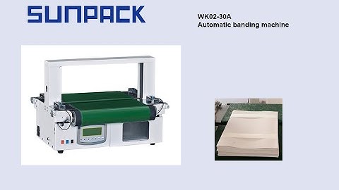 WK02-30A Automatic two bands banding machine