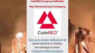 CodeRED Emergency Notification System
