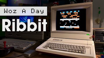 Ribbit | Playing Every Apple II Floppy E240 | nailbiting Frogger action