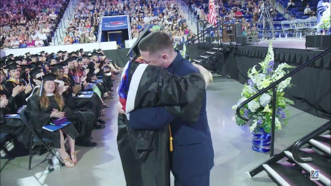 U.S. Airforce Airmen surprises brother at UML commencement YouTube