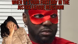 WHY DID HE BRING THAT UP!!! When It’s Your First Day In The Justice League Reaction!
