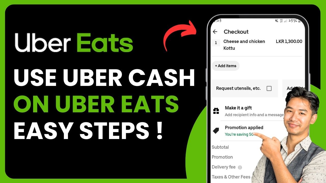 How to Use Uber Cash on Uber Eats ! - YouTube