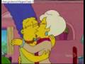 Marge Simpson Beso Lesbiana