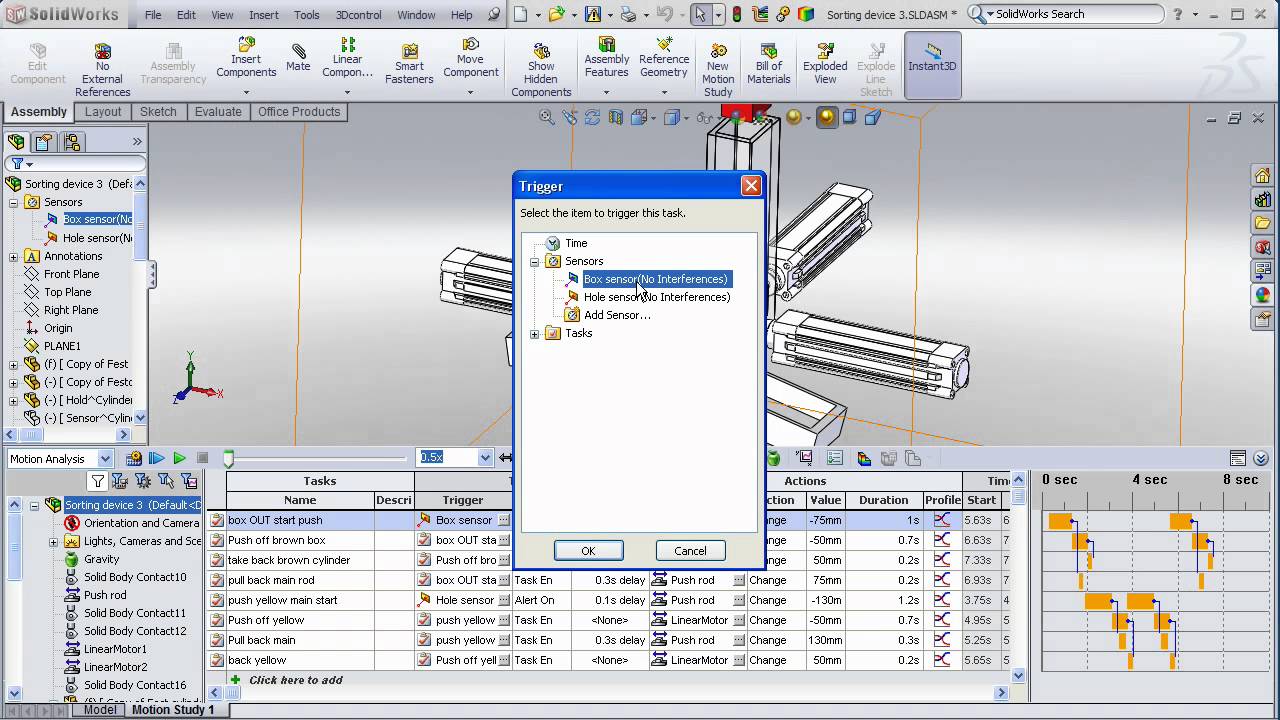 SolidWorks 2010 Sensor YouTube