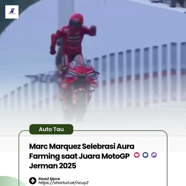 Marc Marquez Selebrasi Aura Farming saat Juara MotoGP Jerman 2025 #viral #fyp #motogp #selebrasi