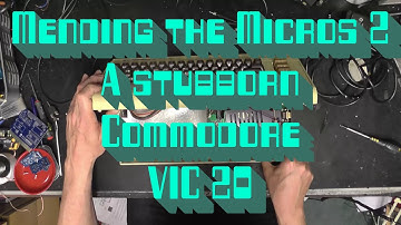 Mending the Micros 2 - The VIC 20