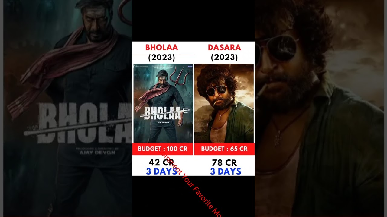 Bholaa vs Dasara Box Office Collection Comparison | 
