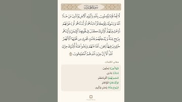 من سورة المجادلة تلاوة الشيخ سعد الغامدي