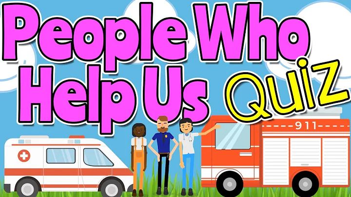 PEOPLE WHO HELP US QUIZ for kids | Miss Ellis #peoplewhohelpus
