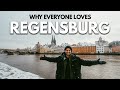 A Day in Regensburg, Germany! | Historic Old Town, Old Stone Bridge + Walhalla