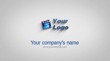 Create a 3d animated logo intro with video editor
