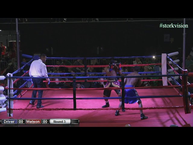 Tri Star Boxing Chuckie Driver vs Ronnie Watson 3 17 18 #storkvision