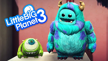 LittleBigPlanet 3 - 5th Challenge With Sulley & Mike From Monsters Inc - Sensei