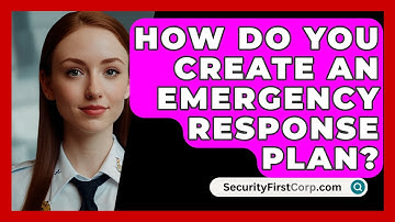 How Do You Create An Emergency Response Plan? - SecurityFirstCorp.com