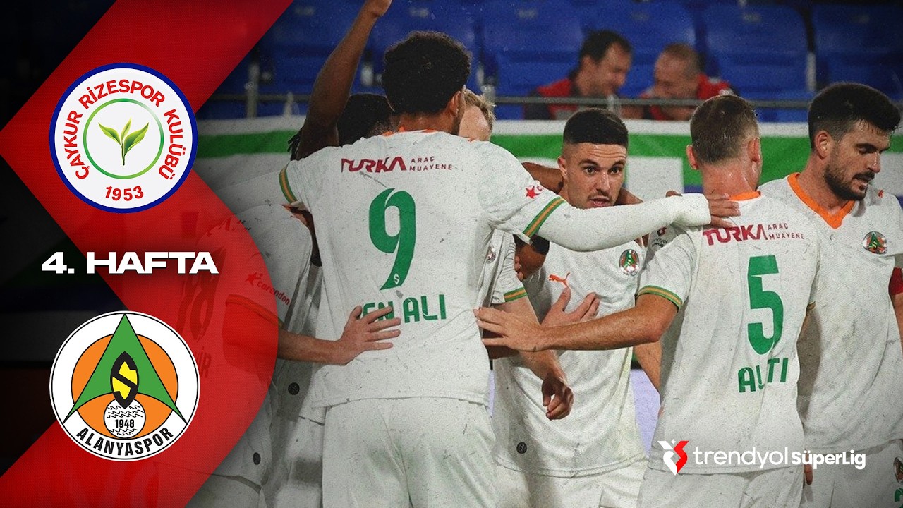 Çaykur Rizespor - Alanyaspor - Highlights/Özet | Trendyol Süper Lig - 2026/27