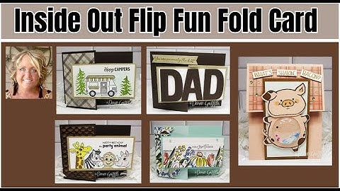 🔴 Inside Out Flip Fun Fold Card