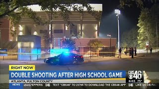 Double shooting at high school football game under investigation