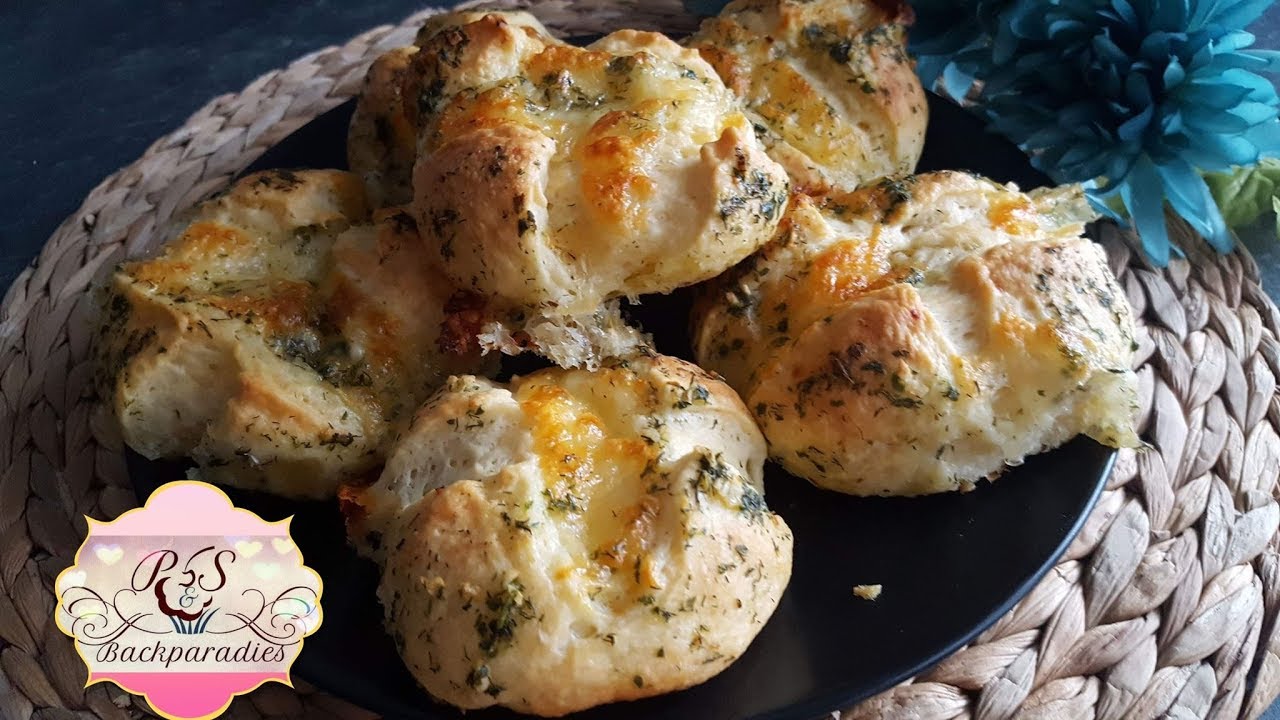 MOZZARELLA-KNOBLAUCH- Brötchen SEHR LECKER!! Garlic Mozzarella Bread P&S Backparadies