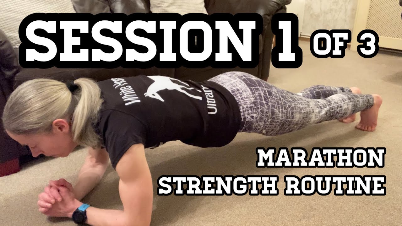 SESSION 1 of 3 - marathon training STRENGTH ROUTINE - YouTube