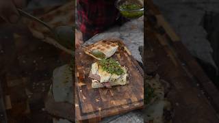 Steak Sandwich Cooked Over FIRE 