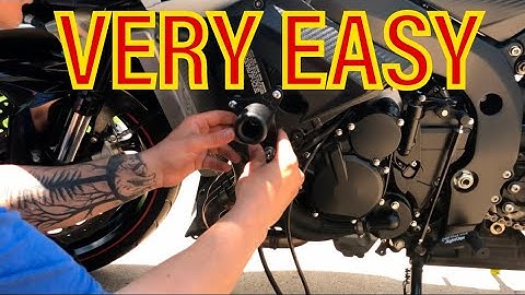 How to install frame sliders 2011-2020 GSXR 600/750