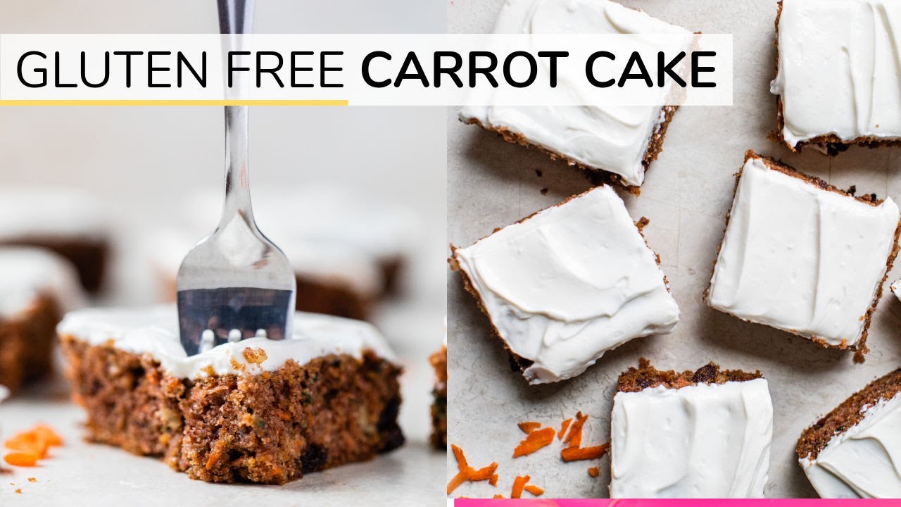 GLUTEN FREE CARROT CAKE | moist + fluffy | Clean & Delicious