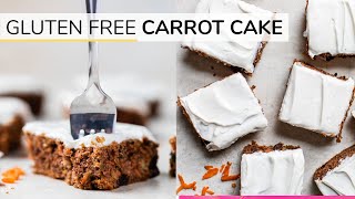 GLUTEN FREE CARROT CAKE | moist + fluffy screenshot 3