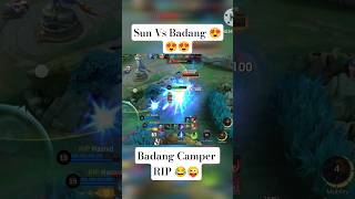 Mlbb Sun Vs Badang 😍 #mlbb #mobilelegends #shorts #sun
