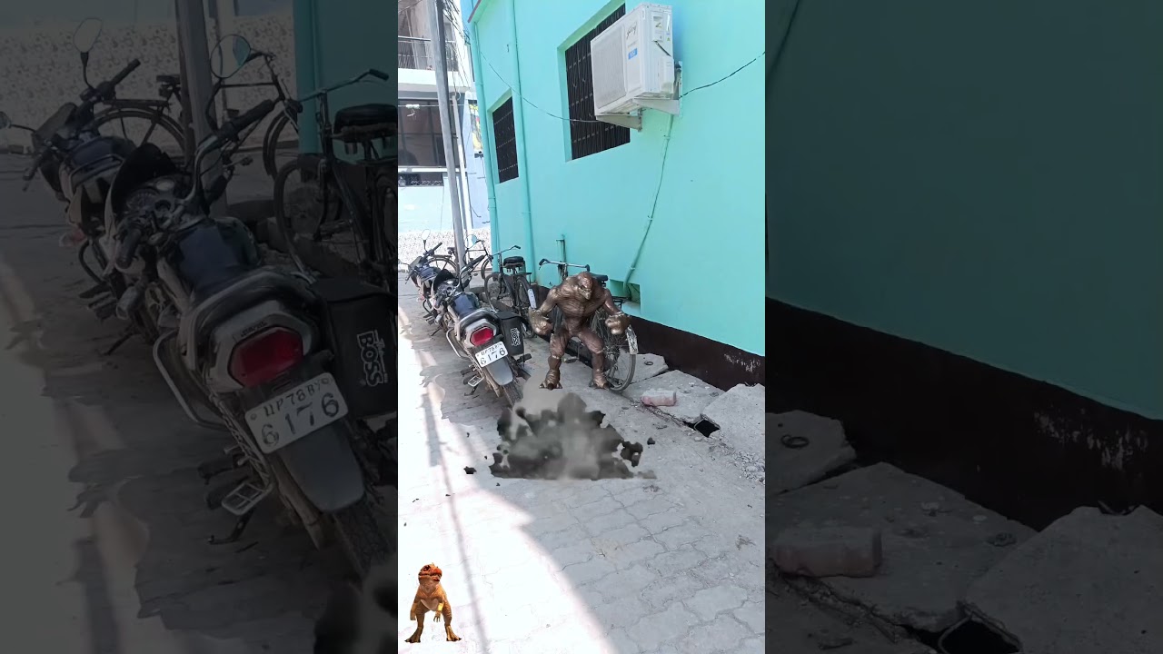 Very dangerous ghost monster viral video trending short VFX  