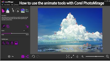 How to use the animate tools with Corel PhotoMirage Photo Animation water in the seaTutorial,Khmer