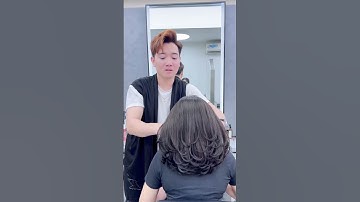 Tóc ngắn uốn cúp - đơn giản mà xinh ngất ngây | David Thọ Hair TV