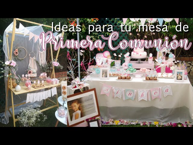 13 MESAS DULCES PARA PRIMERA COMUNION CHICOS  Mesas dulces comunion,  Decoracion mesas comunion, Mesas de comunion