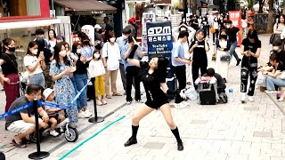 GDM DANCE BUSKING. HAYEON. CUTE CLASSY PERFORMANCE. HONGDAE STREET.