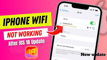 Fix WiFi Not Working on iPhone After iOS 18 Update