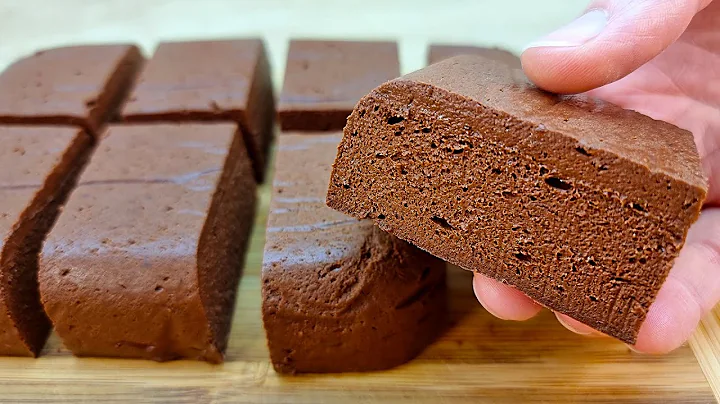 NO flour! Sugar free! ONLY 2 ingredients! Chocolate dessert in 5 minutes! very easy! #133