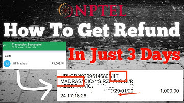 Hoe krijg ik mijn NPTEL-examengeld terug? | NPTEL 2025