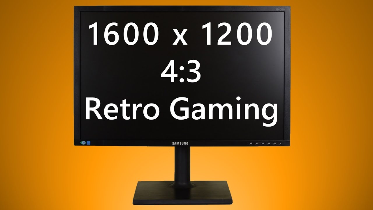 1600 X 10 4 3 Retro Gaming Youtube