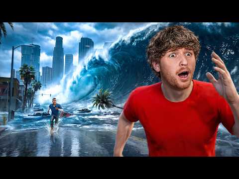 Surviving A TSUNAMI In GTA 5!