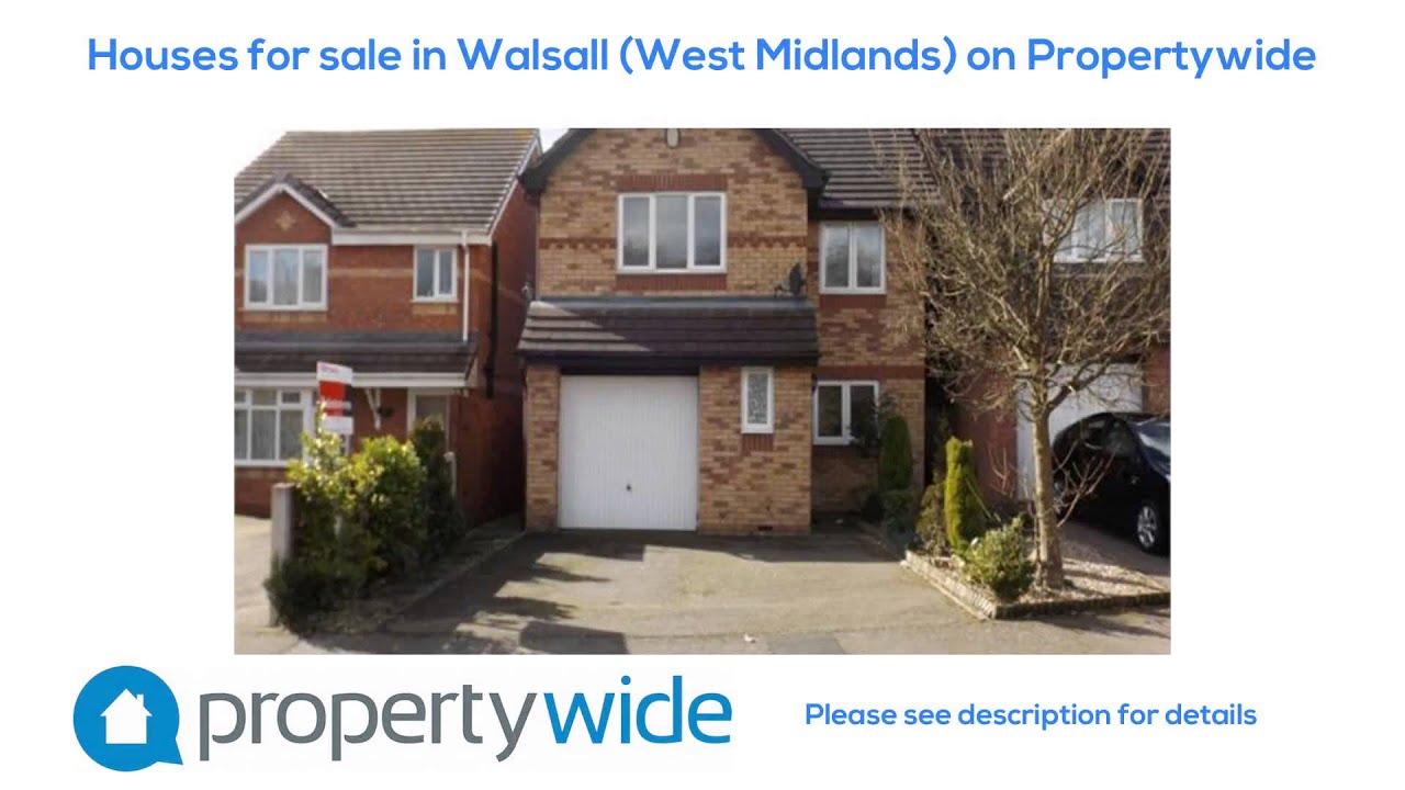 Houses for sale in Walsall (West Midlands) on Propertywide YouTube