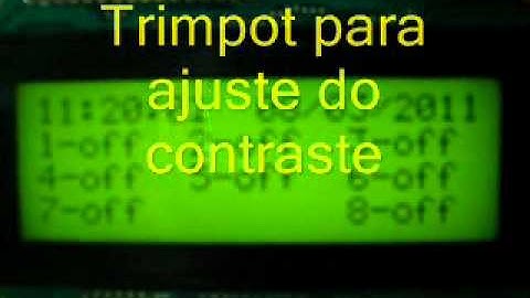 Display lcd 20x4 com Adaptador ADP.v01 da VW Soluções