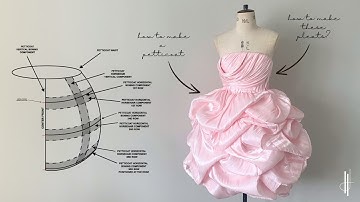 Draping Couture Volume: Behind the Design of a Sculptural Mini Gown (With Pattern)