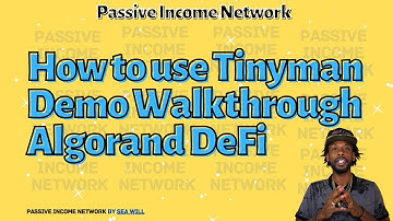 Tinyman is THE decentralized exchange on Algorand (FULL DEMO)