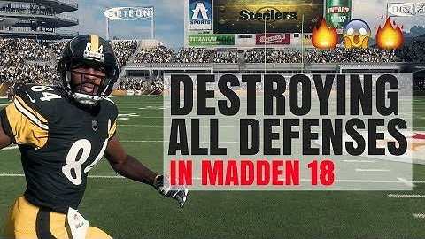 Madden 18 Money Play To Destroy All Defenses
