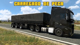 ETS2 VOLVO FH 540 CABINE GLOBETROTTER 6X4 PRETO