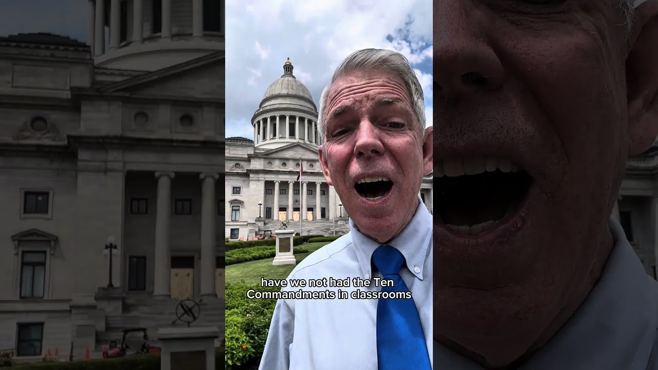 I M Now At The Arkansas Capitol With An Update On Ten Commandments Posters 