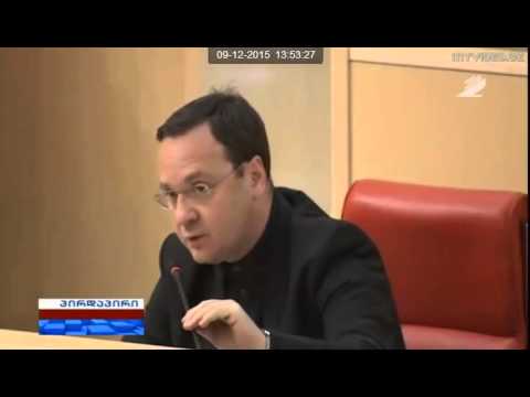 გიორგი ცაგარეიშვილის გამოსვლა პარლამენტში